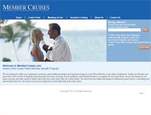 Tablet Screenshot of membercruises.com